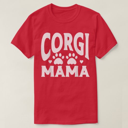 コルギママ動物可愛い犬ママ–543 Tシャツ (デザイン正面)
