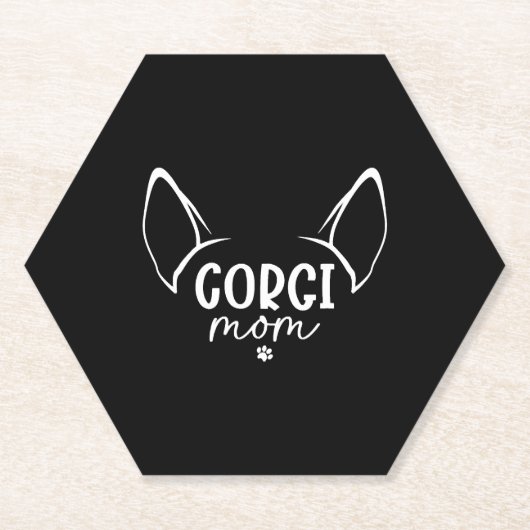 コルギママ ペーパーコースター (正面)