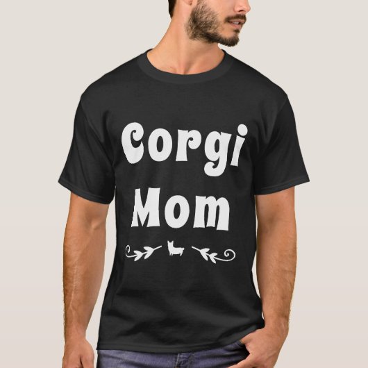 コルギマムコルギドッグデザイン Tシャツ (正面)