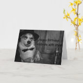 コルギマルティニシェーカー誕生日カード カード (黄色い花)