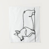 コルギラインスケッチ タペストリー (正面)