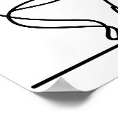 コルギラインスケッチ ポスター (角)