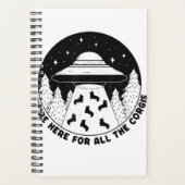 コルギラバーギフトウーマンNSメンおもしろいUFOエイリアン プランナー手帳 (正面)