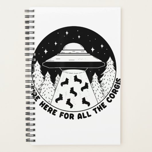 コルギラバーギフトウーマンNSメンおもしろいUFOエイリアン プランナー手帳 (正面)