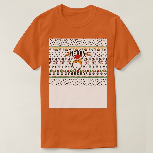 コルギラバークリスマスマスク Tシャツ (デザイン正面)