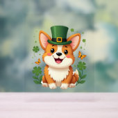 コルギラバーシャムロックハッピーSt patricks day アクリルサイン (ニュートラル)