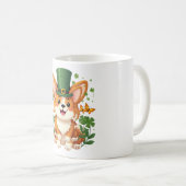 コルギラバーシャムロックハッピーSt patricks day コーヒーマグカップ (正面右)