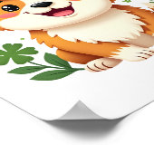 コルギラバーシャムロックハッピーSt patricks day ポスター (角)