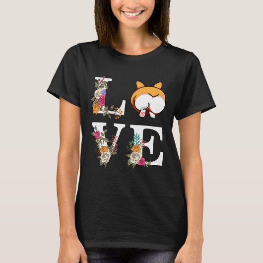 コルギラブお尻 Tシャツ (正面)