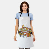 コルギラーメンすし エプロン (着用した状態)