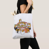 コルギラーメンすし トートバッグ (クローズアップ)