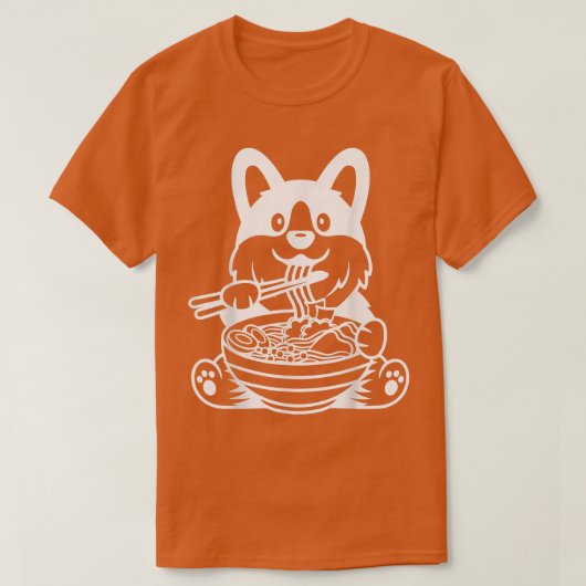 コルギラーメン、誕生日の贈り物おもしろい、 Tシャツ (デザイン正面)