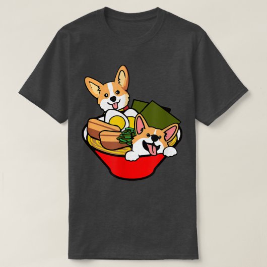 コルギラーメン、誕生日の贈り物おもしろい、 Tシャツ (デザイン正面)