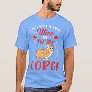 コルギワインウェルシュコーギー-645 Tシャツ