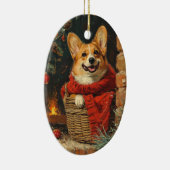 コルギヴィンテージクリスマス セラミックオーナメント (右)