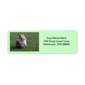 コルギ住所 シール (正面)