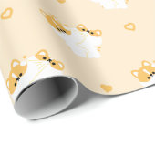 コルギ夫婦 ラッピングペーパー (ロールコーナー)