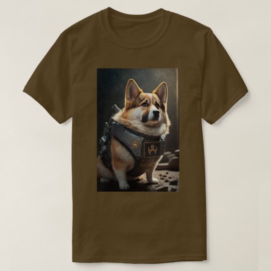 コルギ宇宙マリン Tシャツ (デザイン正面)