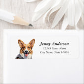 コルギ差出人住所ラベル ラベル (インサイチュ)