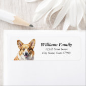 コルギ差出人住所ラベル ラベル (インサイチュ)