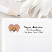 コルギ差出人住所ラベル ラベル (インサイチュ)