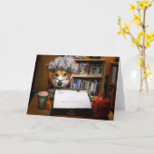 コルギ書記誕生日カード カード (黄色い花)