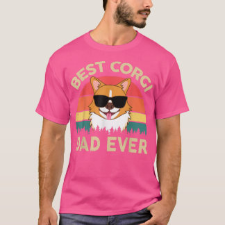 コルギ最高のパパ EverFunny Corgi Gift for Lovers Tシャツ