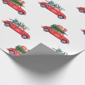 コルギ来スのクリスマスホーム-パターン1 ラッピングペーパー (角)