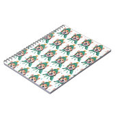 コルギ犬がクリスマスを育てる ノートブック (左側)