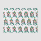 コルギ犬がクリスマスを育てる 薄葉紙 (正面)