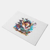 コルギ犬の海賊 ドアマット (アングル)