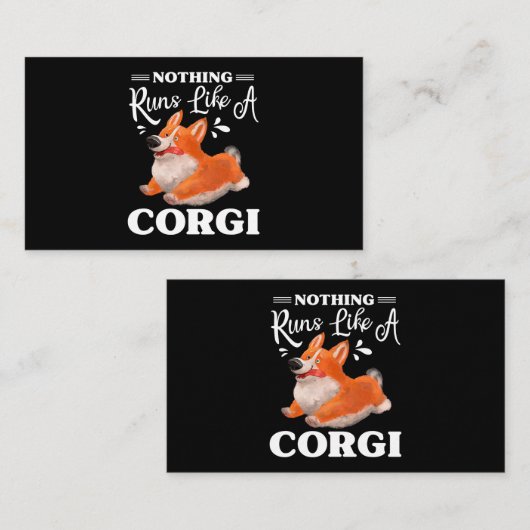 コルギ走キュートなコおもしろいルギ230 名刺 (正面/裏面)