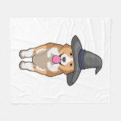 コルギ魔女 フリースブランケット (正面(横))