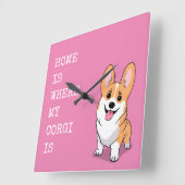 コルギ スクエア壁時計 (傾斜)