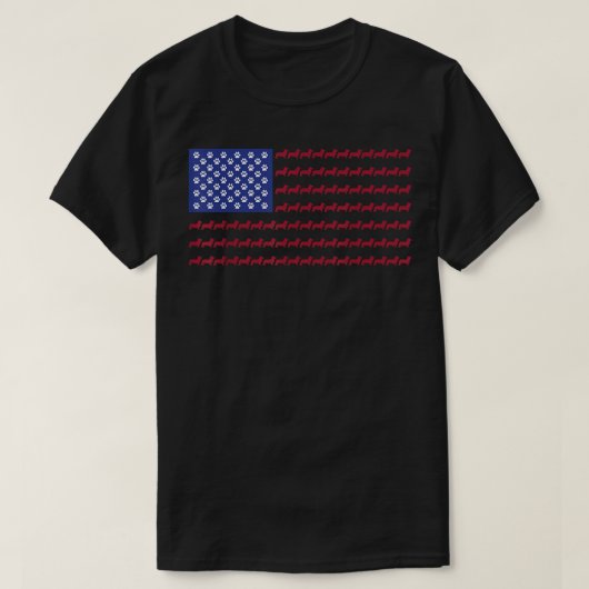 コルギ   愛国国旗7月T形  Tシャツ (デザイン正面)