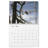 コルクせん抜きの建築のカレンダー カレンダー (3月 2026)