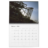 コルクせん抜きの建築のカレンダー カレンダー (2月 2026)