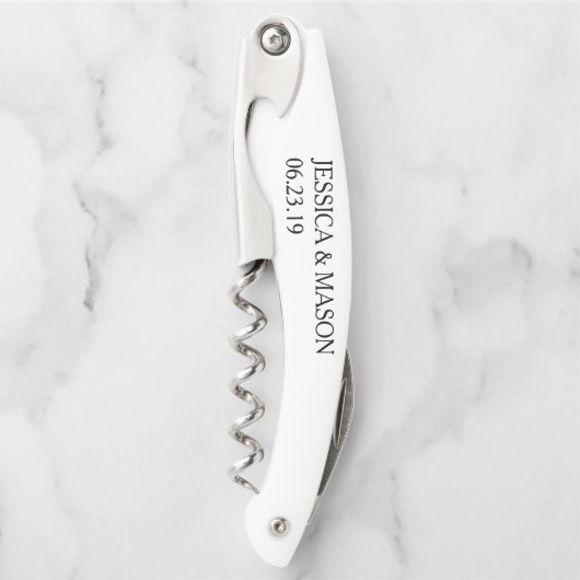 コルクねじ結婚式の引き出物 ソムリエナイフ (正面)