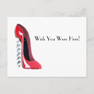 コルクねじ靴 ポストカード