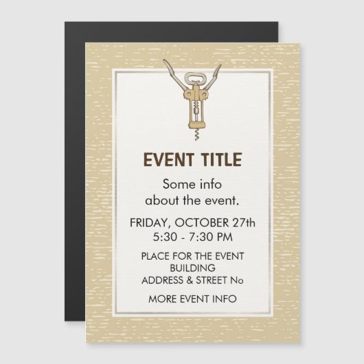 コルクねじ (正面/裏面)