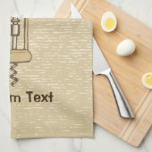 コルクねじ キッチンタオル (四つ折り)