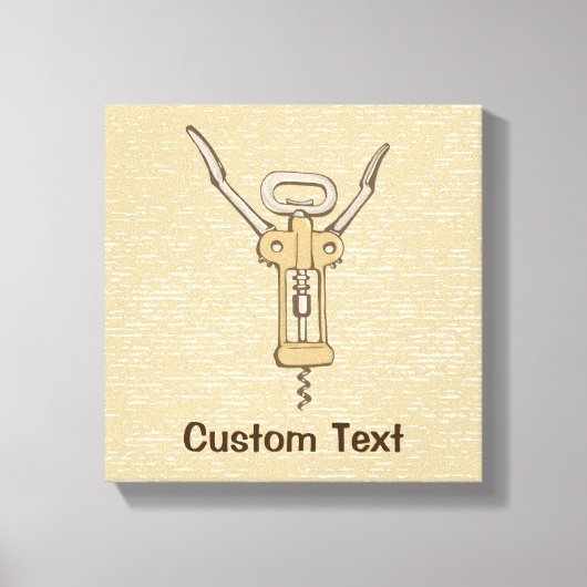 コルクねじ キャンバスプリント (正面)