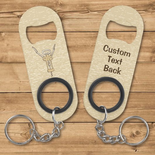 コルクねじ キーホルダー栓抜き