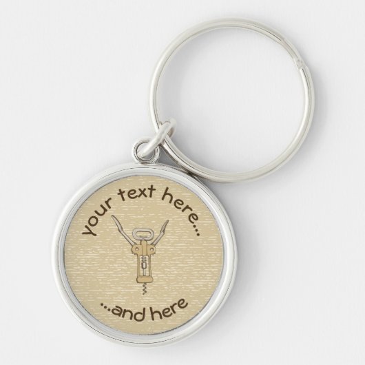 コルクねじ キーホルダー (正面)