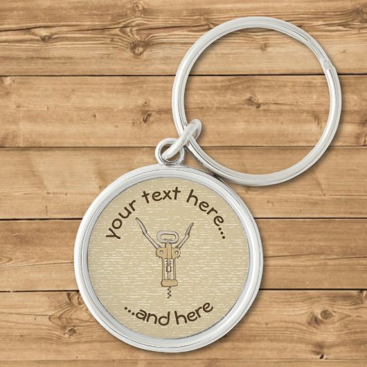 コルクねじ キーホルダー