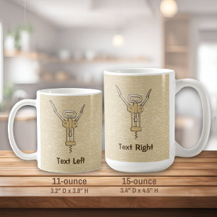 コルクねじ コーヒーマグカップ