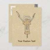 コルクねじ ポストカード (正面/裏面)