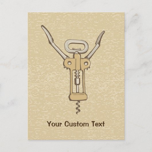 コルクねじ ポストカード (正面)