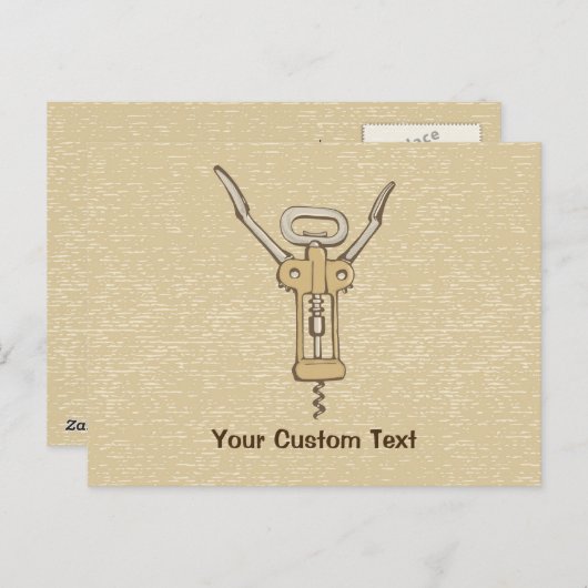 コルクねじ ポストカード (正面/裏面)