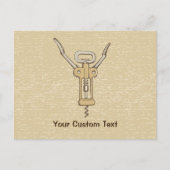 コルクねじ ポストカード (正面)